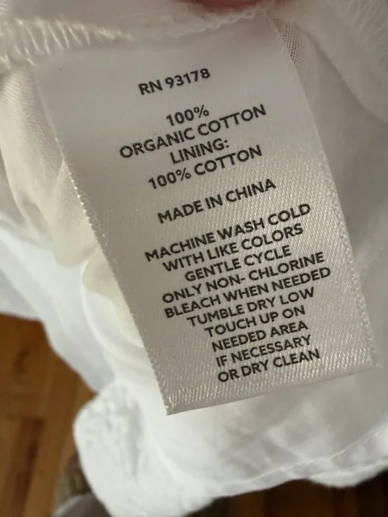 Magaschoni Lulu White Cotton Maxi Dress Women's Sz 6 - Picture 6 of 9